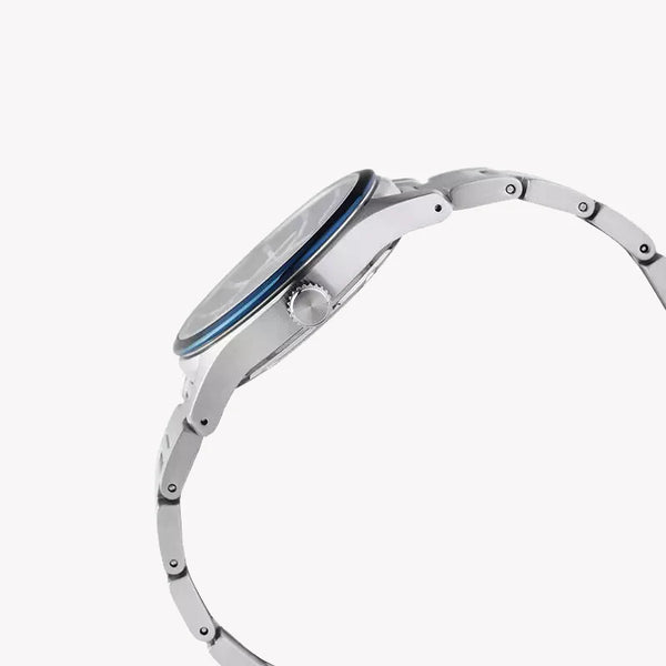 Seiko Men's Silver Stainless Steel Watch, Blue Dial | Sur559p1 by i-watch