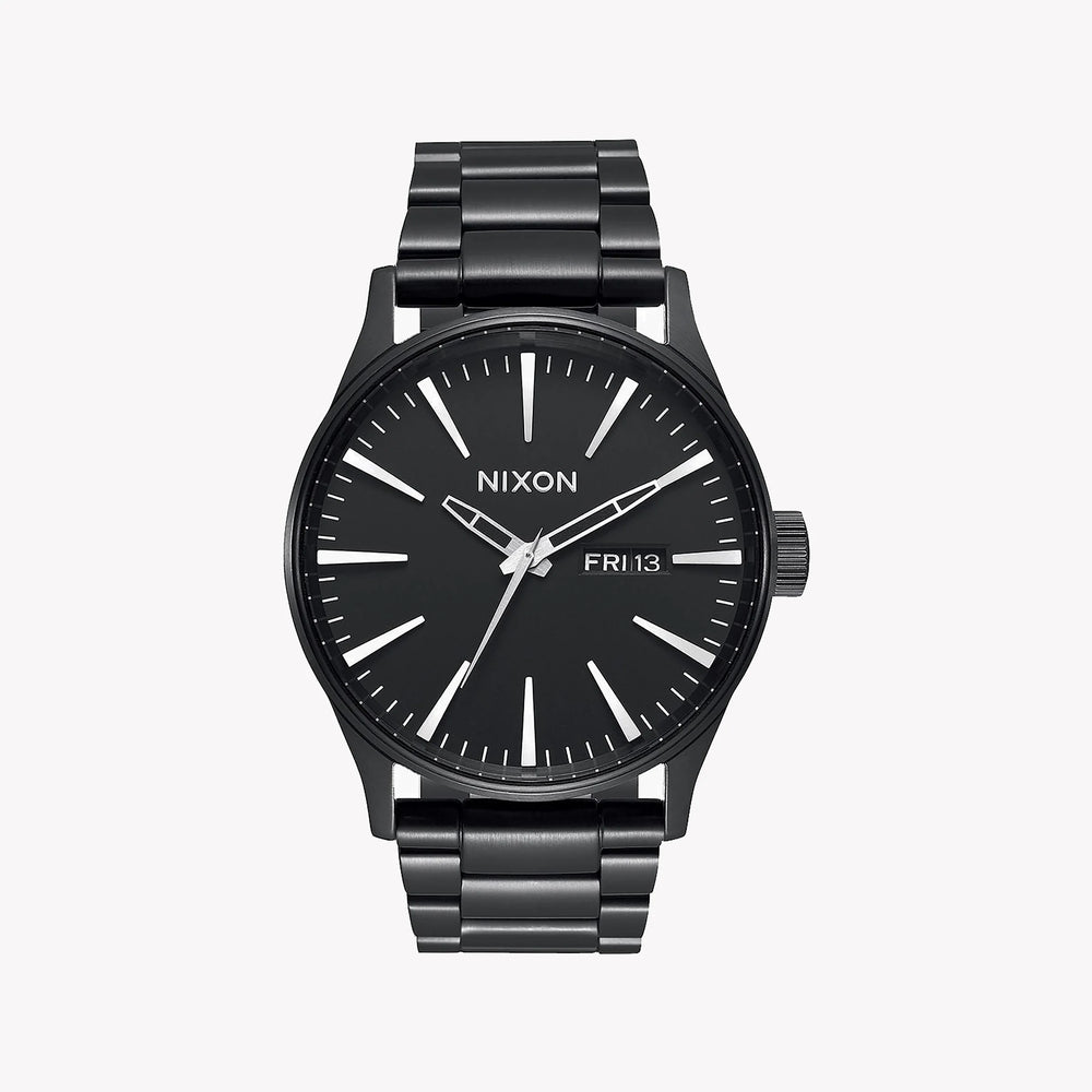 Nixon Men's Black Stainless Steel Watch, Quartz Movement | A356-001 by i-watch