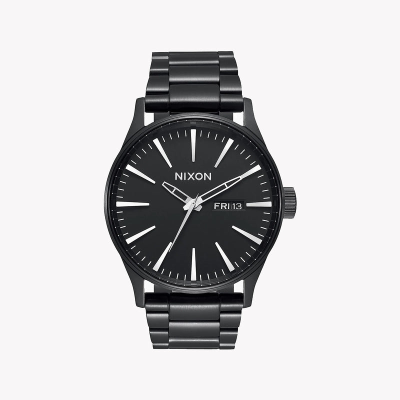 Nixon Men's Black Stainless Steel Watch, Quartz Movement | A356-001 by i-watch