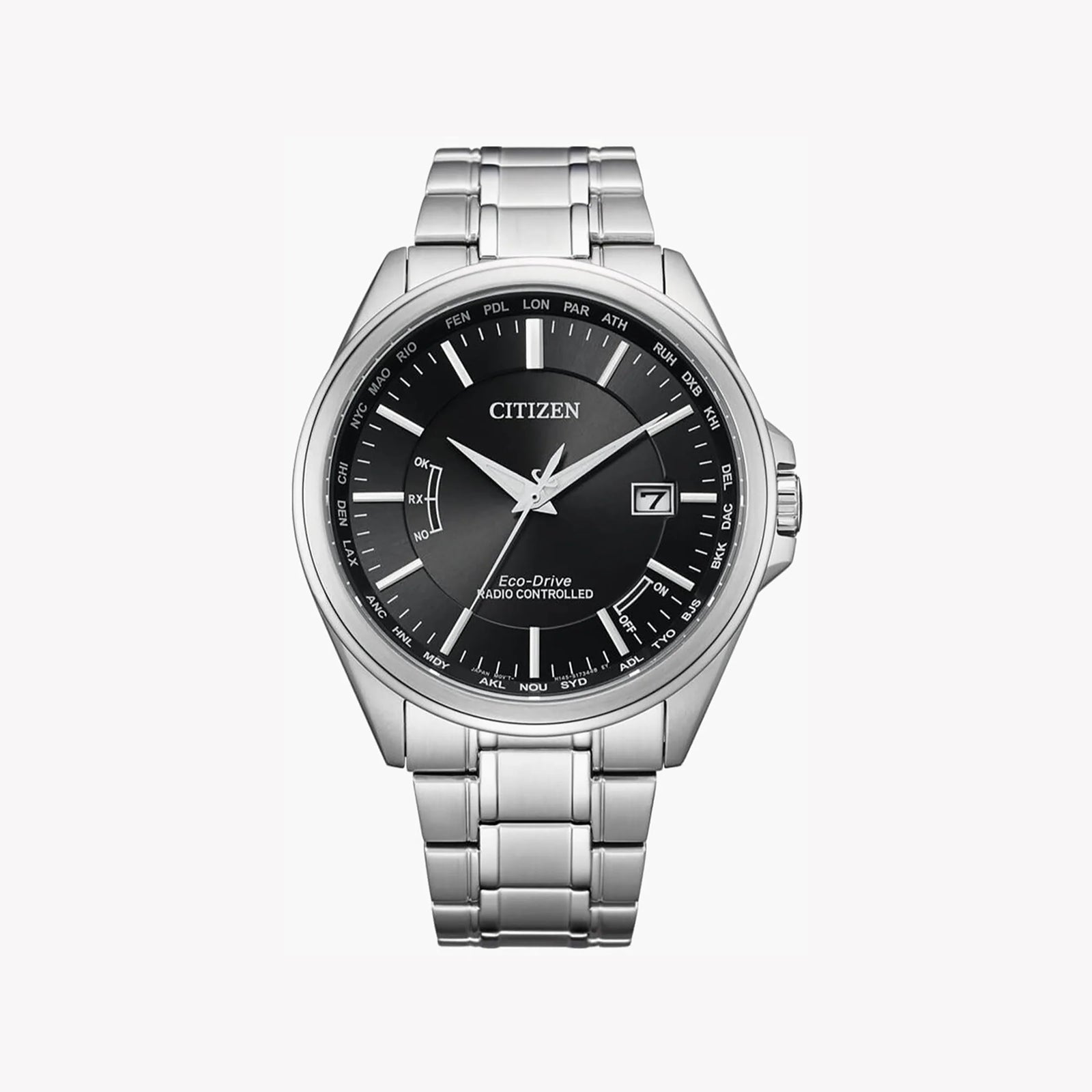 Citizen Eco-Drive Cb0250-84e - Dynamic Precision Men's Timepiece With Stainless Steel & World Time Function by i-watch