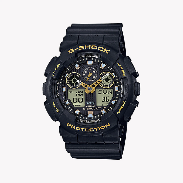 Casio G-Shock Ga-100gbx-1a9dr Bold Black - Unstoppable Style & Functionality Men's Watch by i-watch
