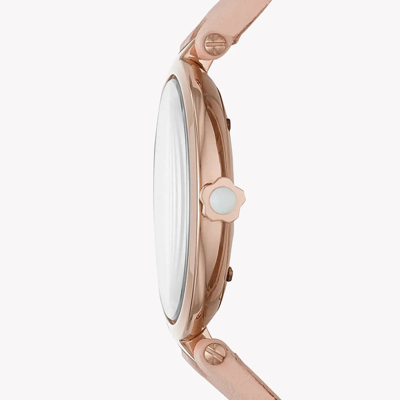 Emporio Armani Women's Rose Gold Watch, Pink Leather | Ar11199 by i-watch