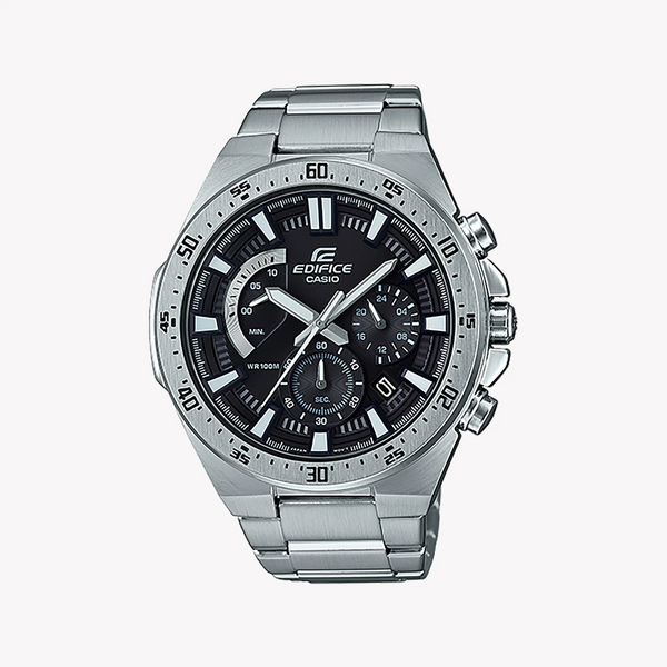Casio Edifice Efr-563d-1avudf - Bold Adventurer Men's Watch With Silver Stainless Steel And Black Dial by i-watch