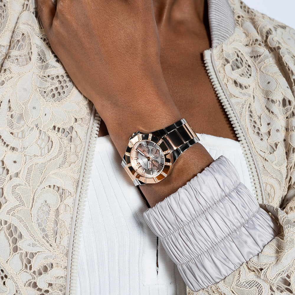 GUESS GW0616L3 RADIANT CHARM - ELEGANT ROSE GOLD & SILVER WOMEN'S TIMEPIECE-i-Watch-4