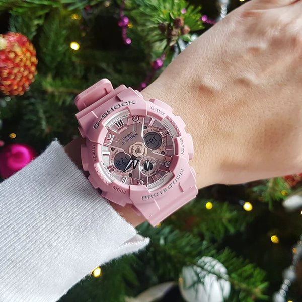 Casio G-Shock Gma-S120dp-4adr - Pink Power - Stylish Women's Watch With Resin BAnd and Sporty Design by i-watch