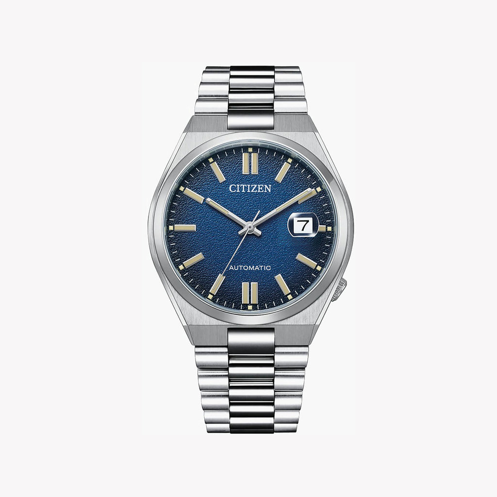 CITIZEN NJ0151-88L - ELEGANT AUTOMATIC MEN'S TIMEPIECE WITH BLUE DIAL & STAINLESS STEEL BAND