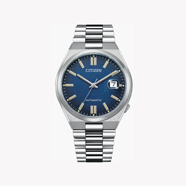 Citizen Nj0151-88l - Elegant Automatic Men's Timepiece With Blue Dial & Stainless Steel Band by i-watch