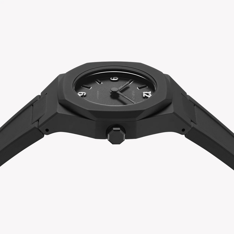 D1 MILANO Women's Black Silicone Watch, Stainless Steel | D1-NCRJ01 by i-watch