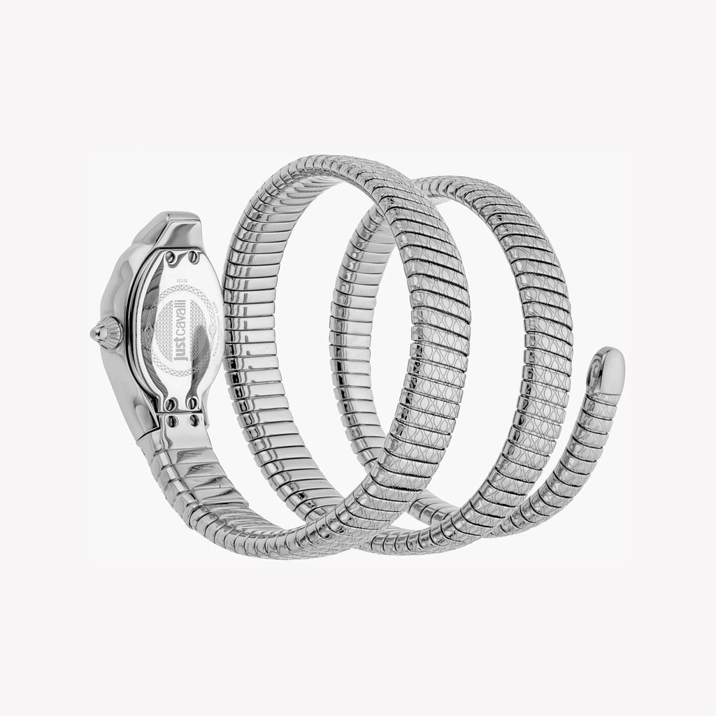 JUST CAVALLI Women's Watch with Silver Stainless Steel Case and Silver Stainless Steel Band-i-Watch-3