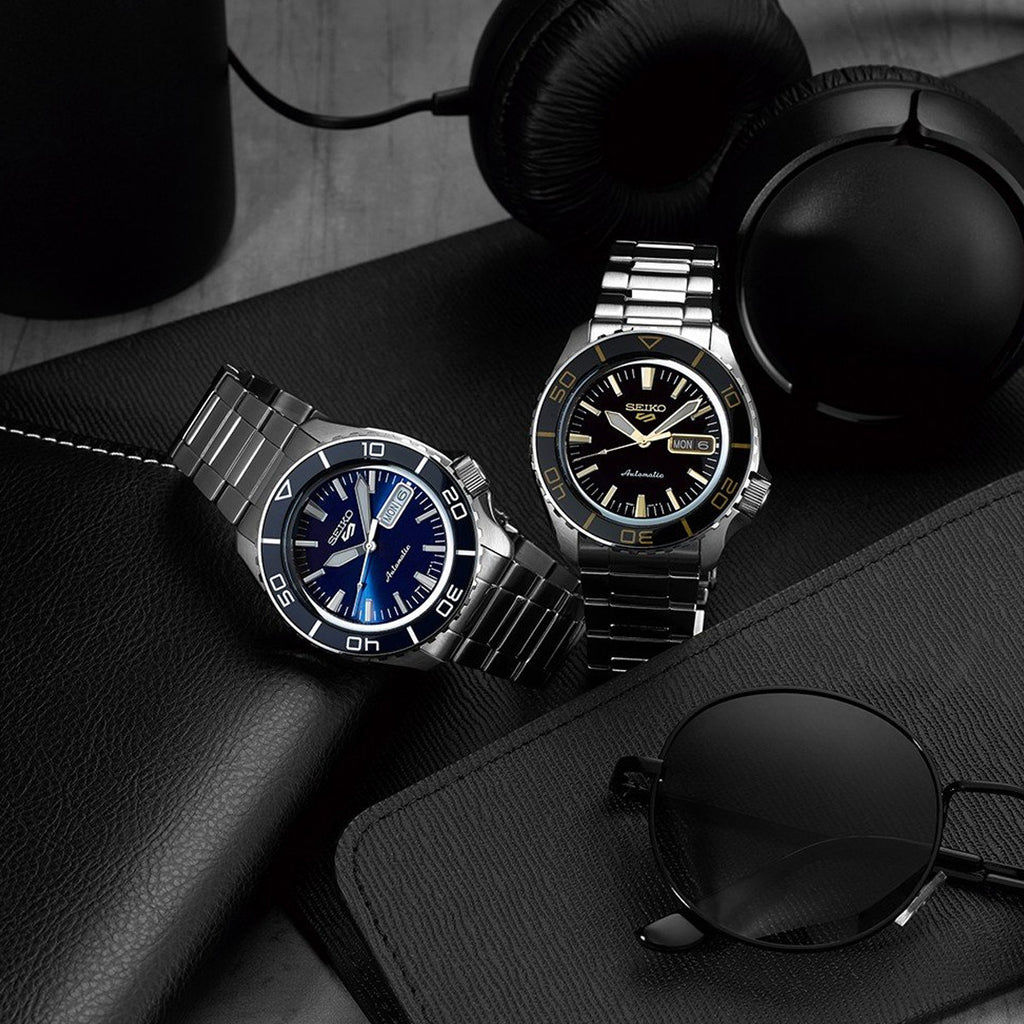 Seiko SRPK97K1 Men's Automatic Watch - Dark Blue Dial, 10 ATM-i-Watch-4