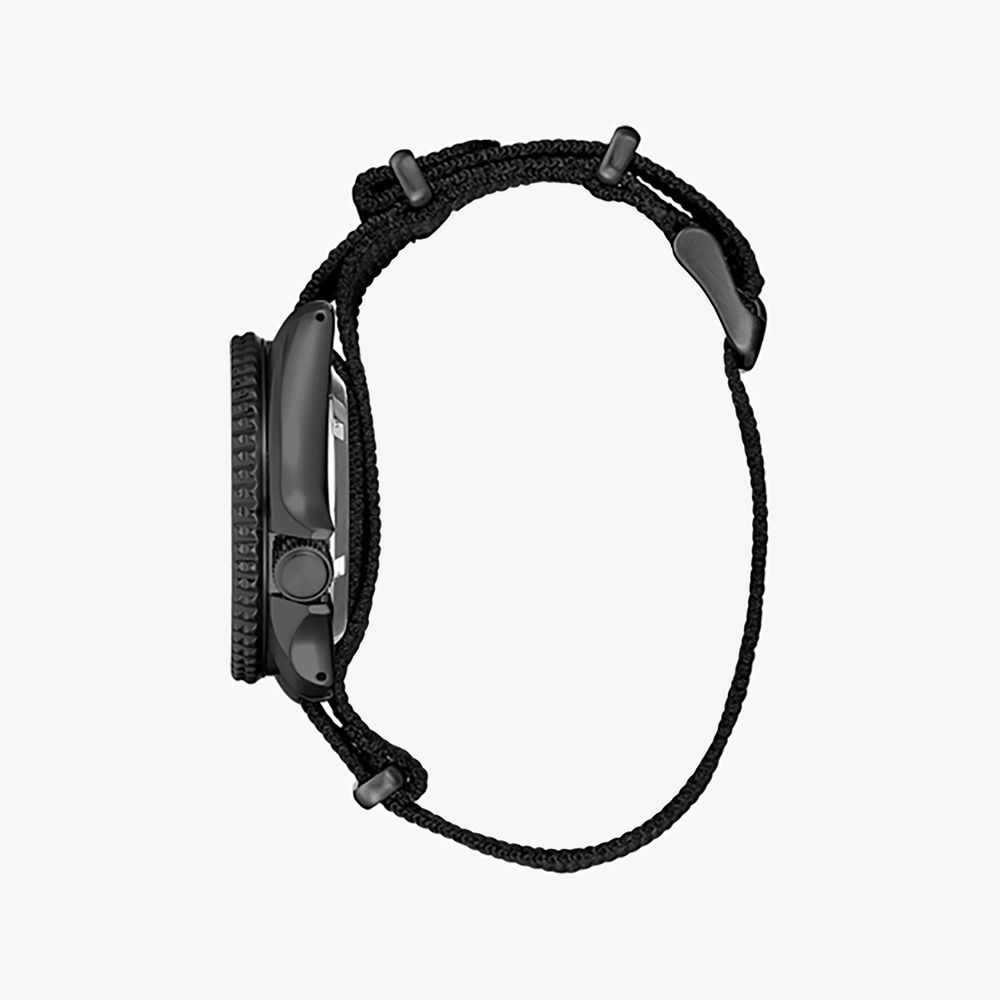 Seiko Men's Black Automatic Watch, Nylon Band | Srpj37k1 by i-watch