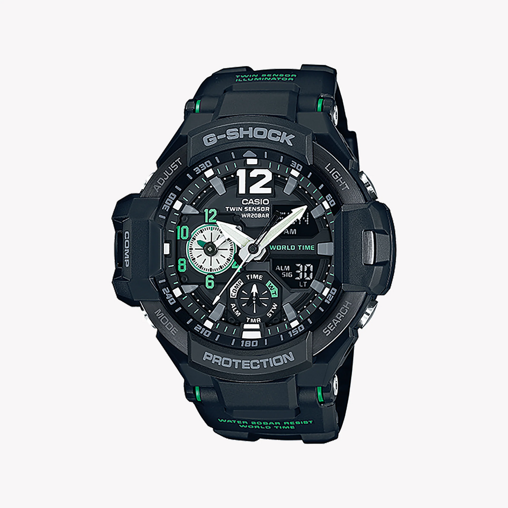 Casio G-Shock Ga1100-1a3 - Men's Adventure Timepiece: Stylish, Durable, & Water-Resistant by i-watch
