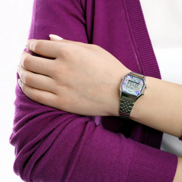 Casio Unisex Silver Resin & Stainless Steel Watch | La680wa-2cdf by i-watch