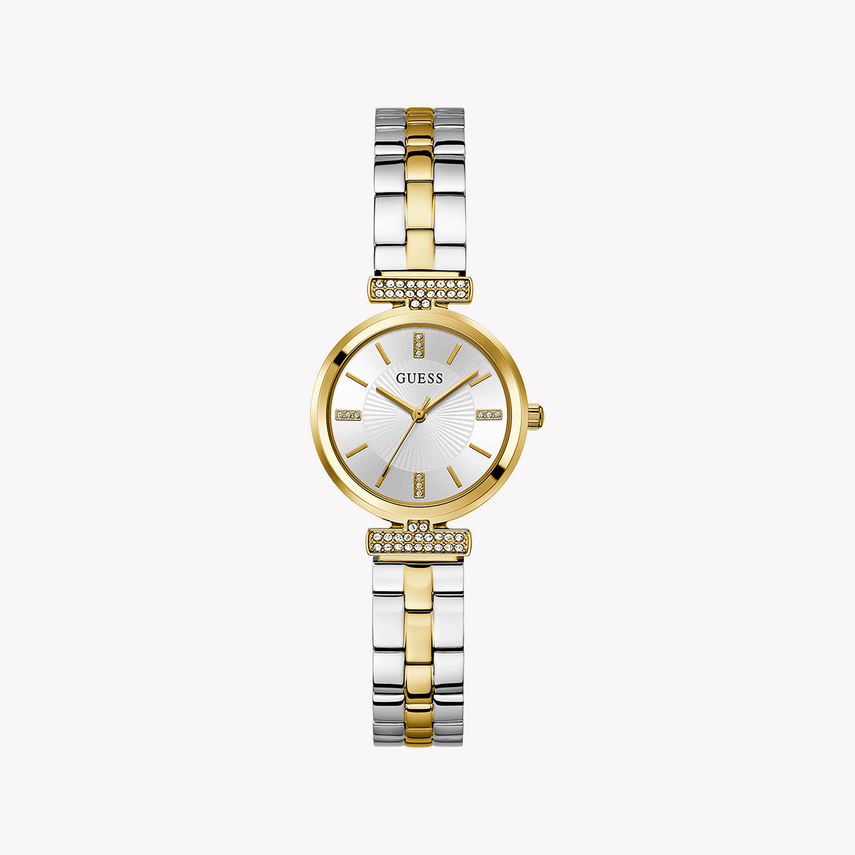 GUESS GW0762L5 - CHIC GOLD & SILVER TIMEPIECE - ELEGANT MODERN WOMEN'S WATCH