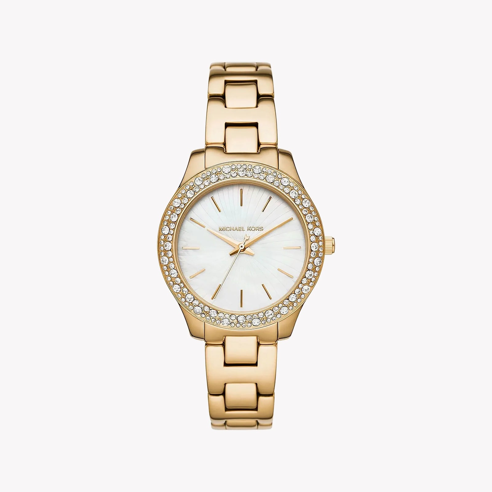 Michael Kors Women's Gold Stainless Steel Watch, White Dial | Mk4555 by i-watch