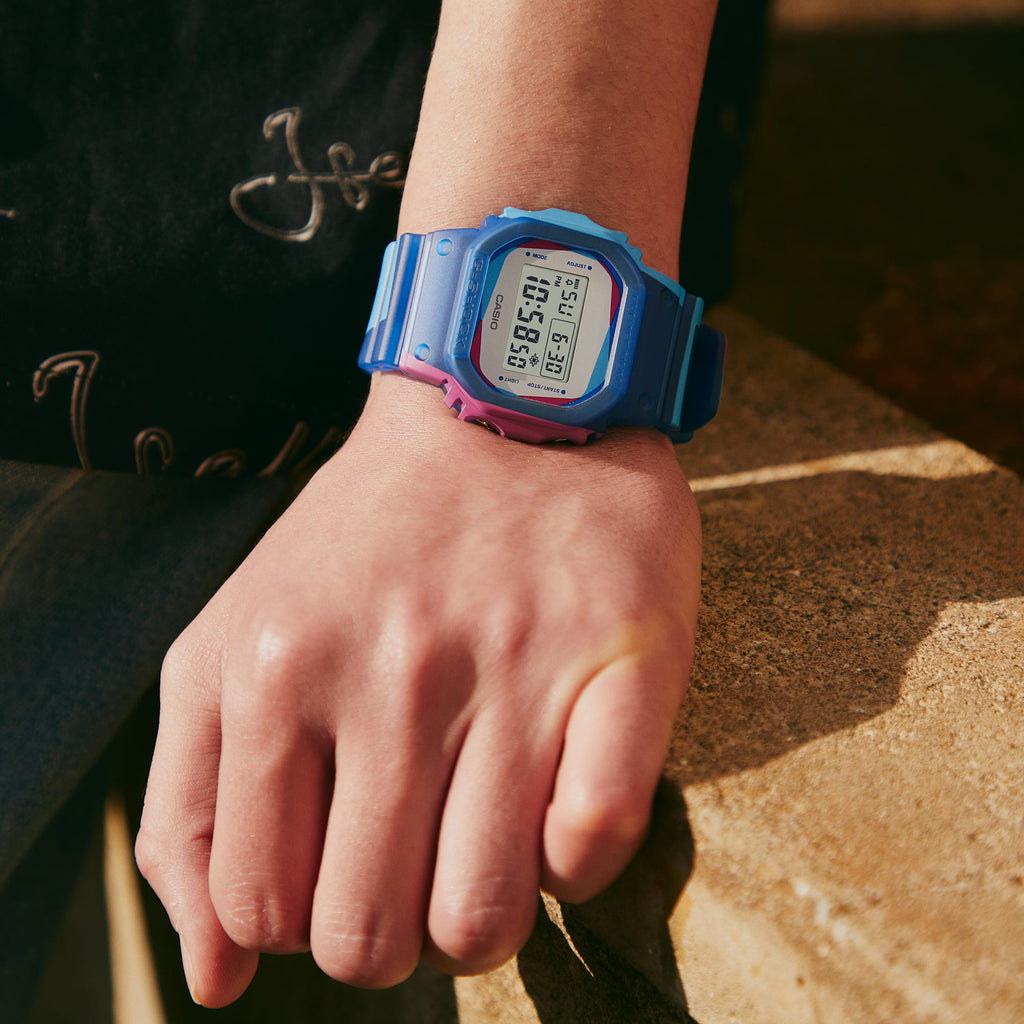 Casio G-Shock Men's Blue Resin Watch, Digital | Dwe-5600pr-2er