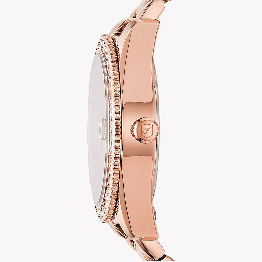 Fossil Women's Rose Gold Watch, Stainless Steel | Es4318 by i-watch