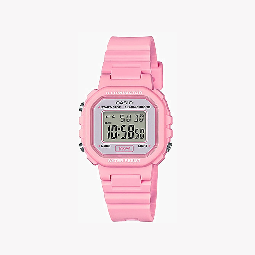 CASIO Women's Watch with Pink Resin Case and Pink Resin Band-i-Watch-4