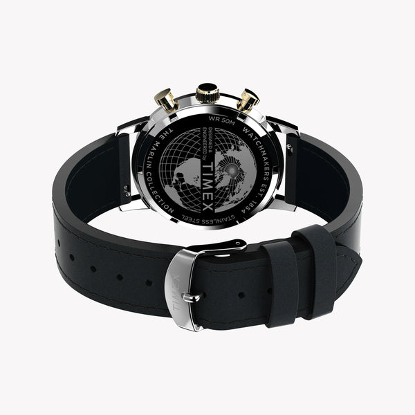 Timex Men's Copper Dial Watch, Black Leather Strap | Tw2w10000 by i-watch