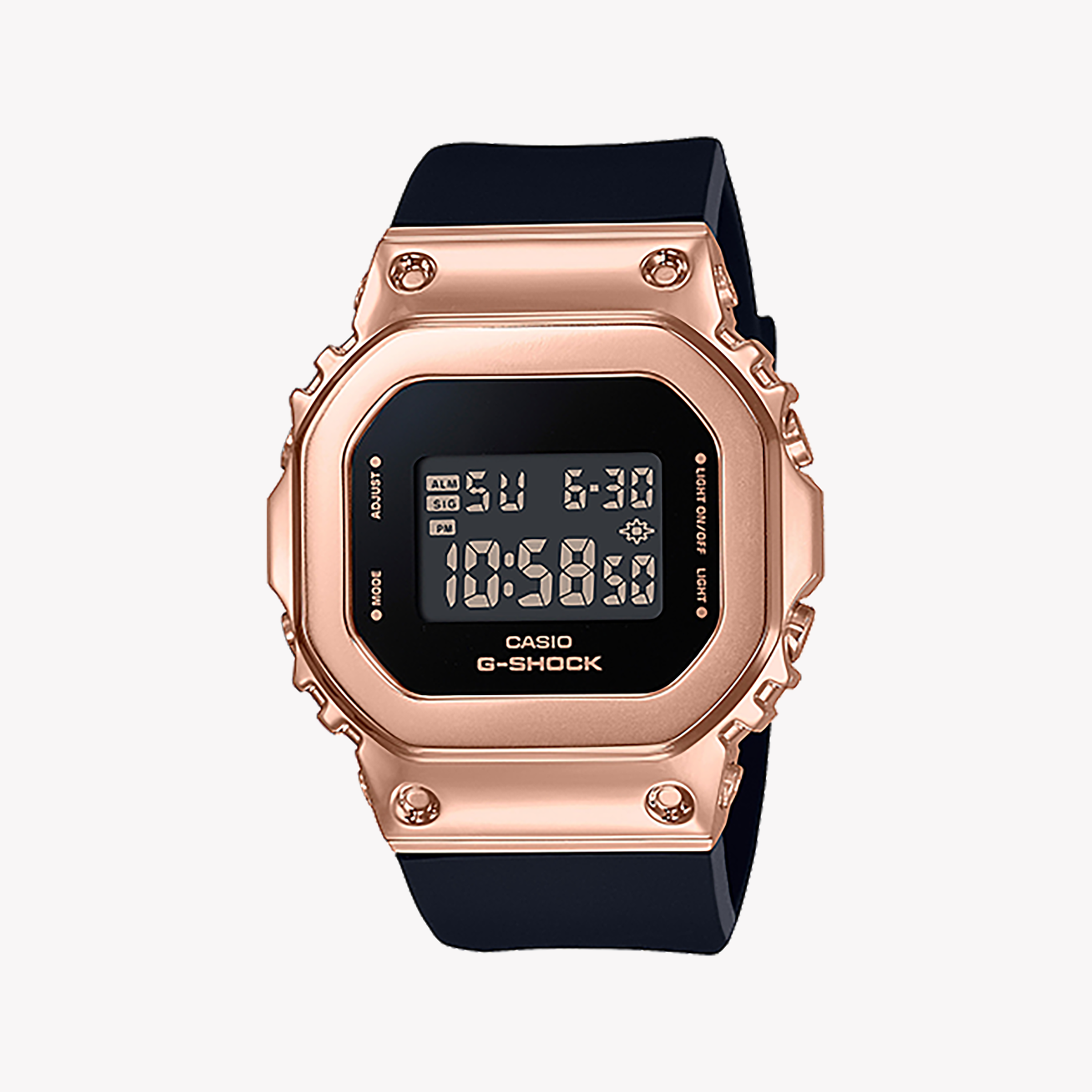 CASIO G-SHOCK GM-S5600PG-1DR ELEGANT ADVENTURER - ROSE GOLD STAINLESS STEEL Women's Watch