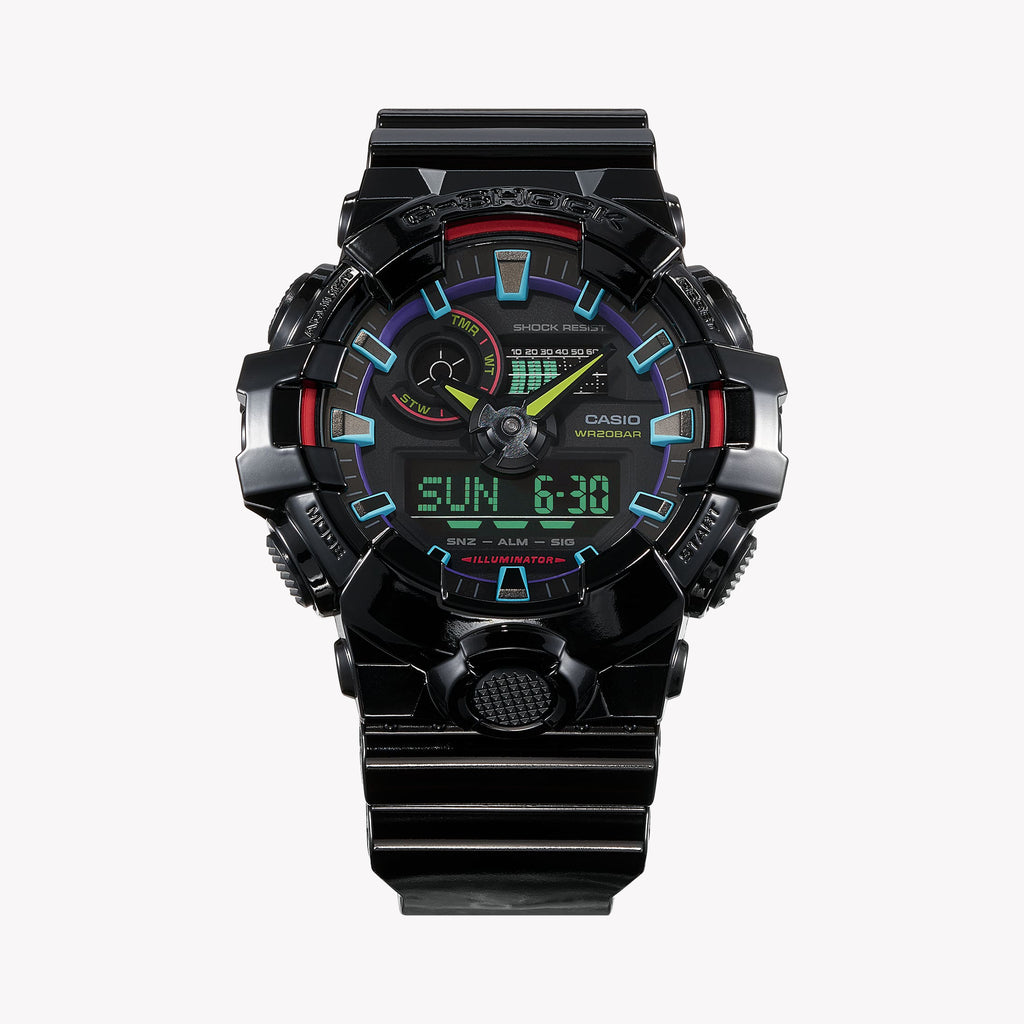 CASIO G-SHOCK GA-700RGB-1ADR BOLD ADVENTURE - MEN'S STRIKING STYLE & RESILIENT FUNCTIONALITY-i-Watch-6