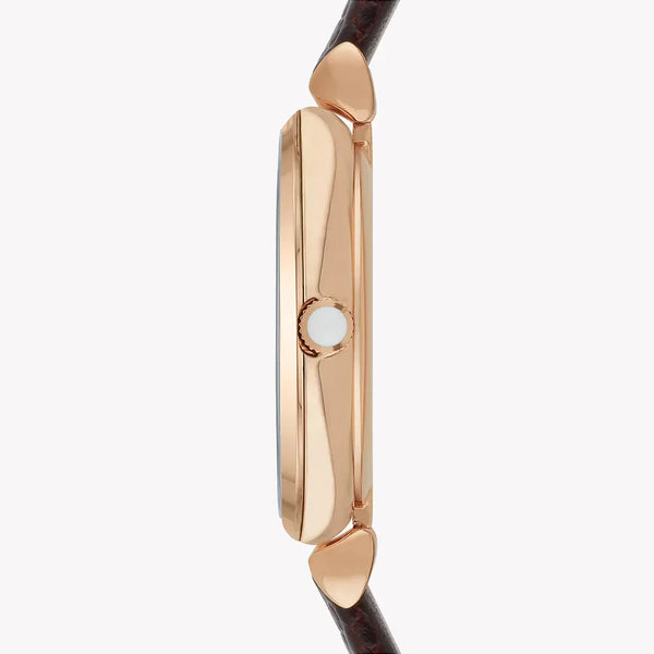Emporio Armani Women's Rose Gold Watch, White Dial | Ar1990 by i-watch