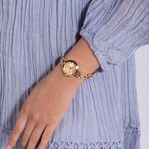 Guess Women's Gold Watch, Champagne Dial | Gw0549l2 by i-watch