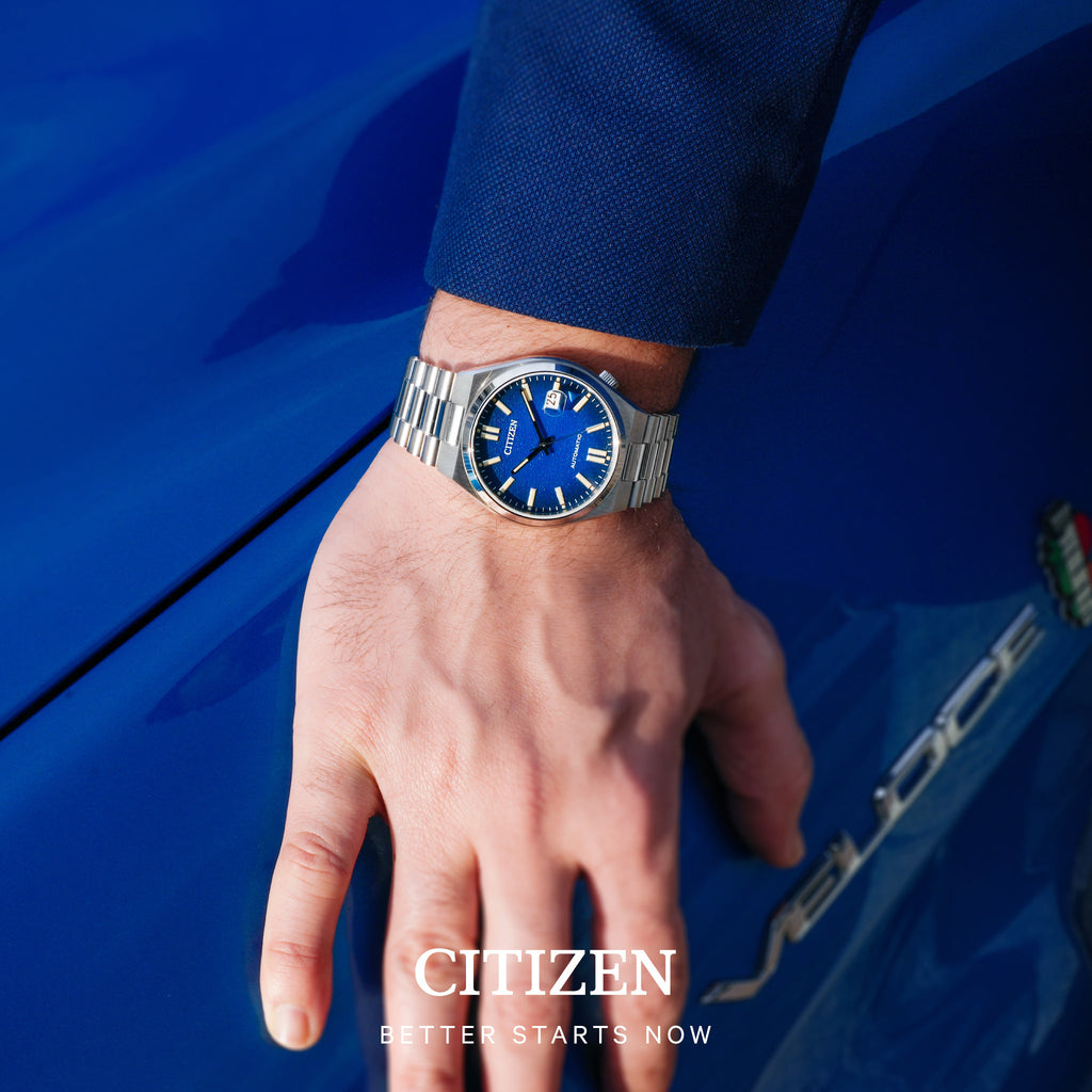 Citizen Nj0151-88l - Elegant Automatic Men's Timepiece With Blue Dial & Stainless Steel Band