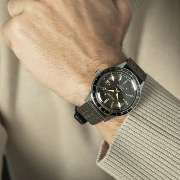 Seiko Men's Silver Watch, Brown Dial | Ssk013j1