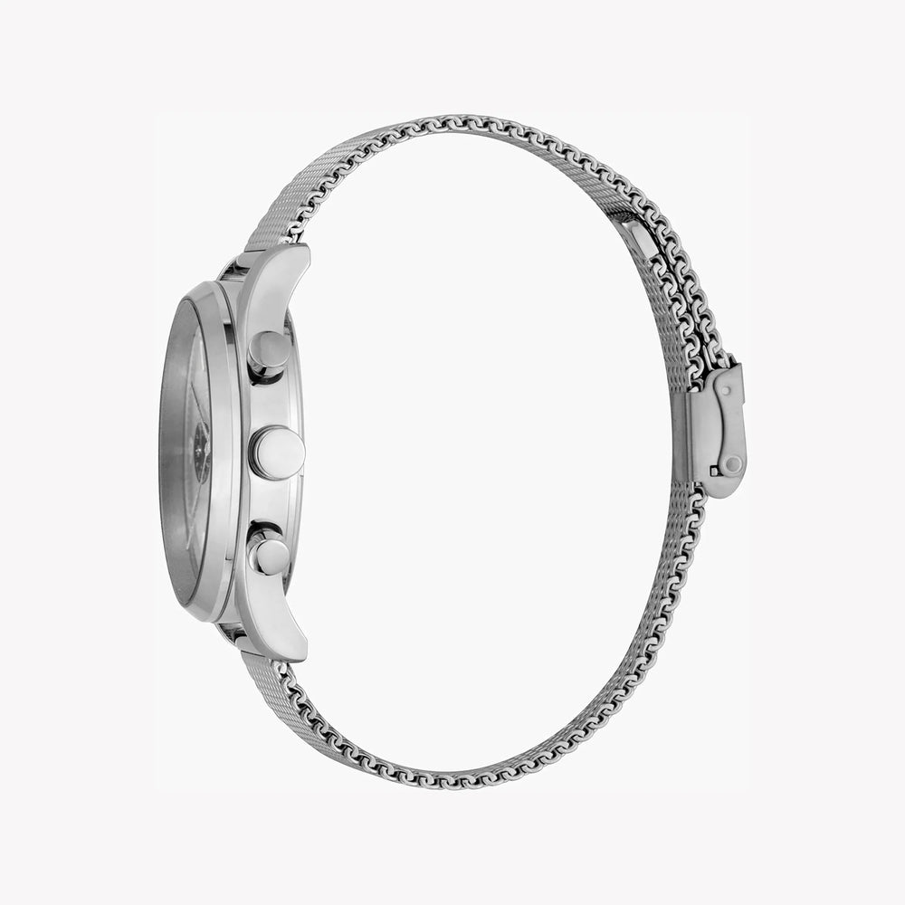 Esprit Men's Silver Stainless Steel Watch, Silver Dial | Es1g210m0055 by i-watch