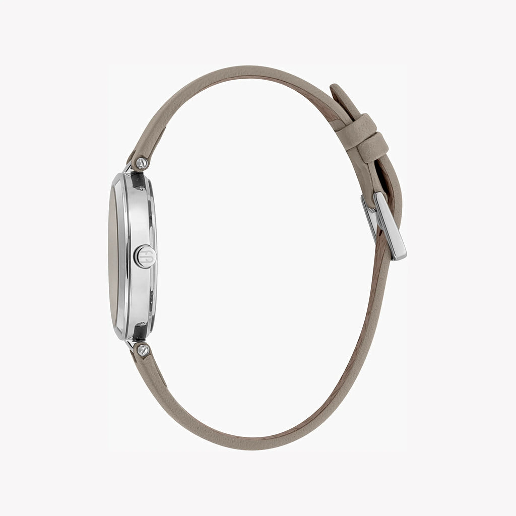 ESPRIT Women's Watch with Silver Stainless Steel Case and Gray Leather Band-i-Watch-2