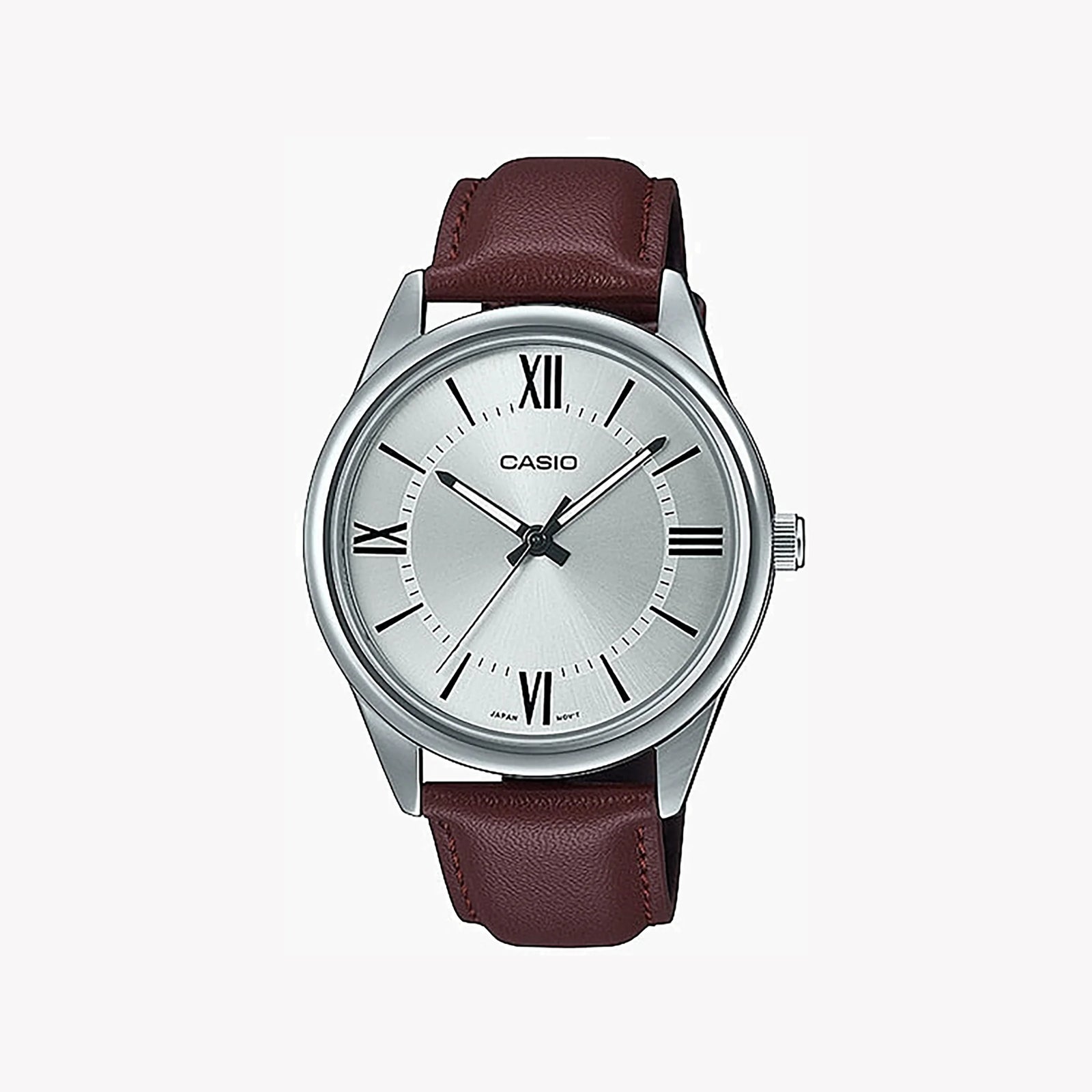 Casio Men's Silver Watch, White Dial | Mtp-V005l-7b5udf by i-watch