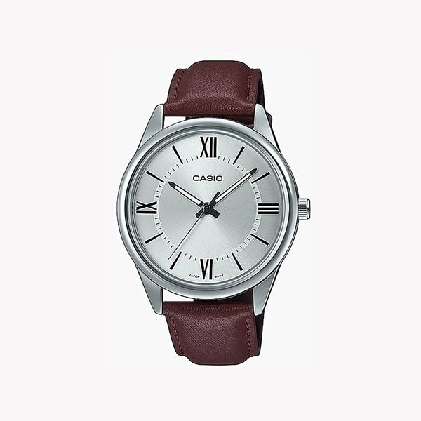 Casio Men's Silver Watch, White Dial | Mtp-V005l-7b5udf by i-watch