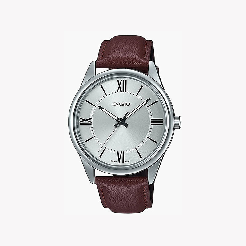 Casio Men's Silver Watch, White Dial | Mtp-V005l-7b5udf by i-watch