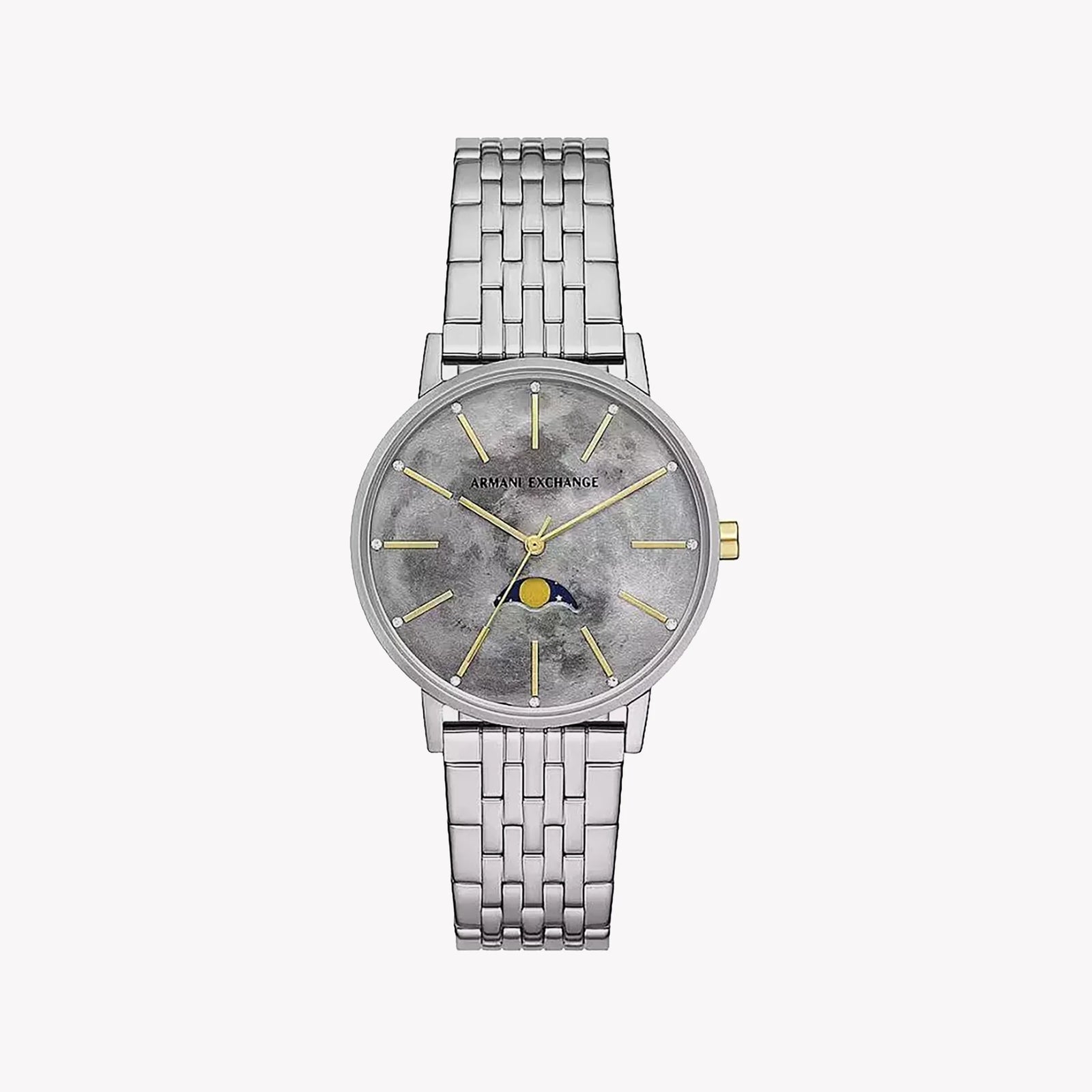 ARMANI EXCHANGE AX5585 SILVER SOPHISTICATION - ELEGANT WOMEN'S WATCH WITH STAINLESS STEEL BAND