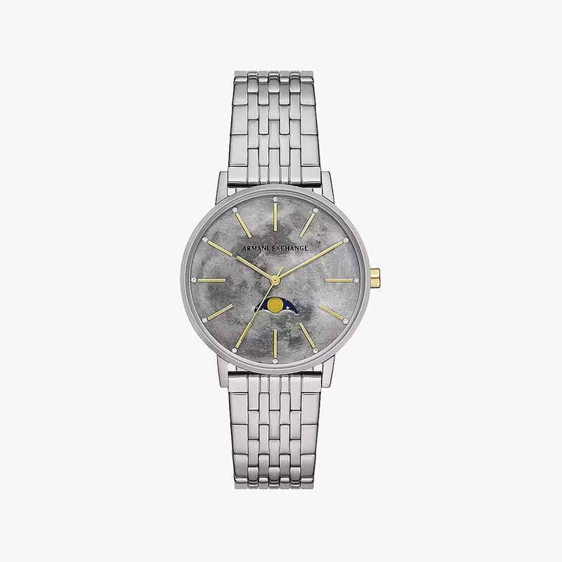 ARMANI EXCHANGE AX5585 SILVER SOPHISTICATION - ELEGANT WOMEN'S WATCH WITH STAINLESS STEEL BAND
