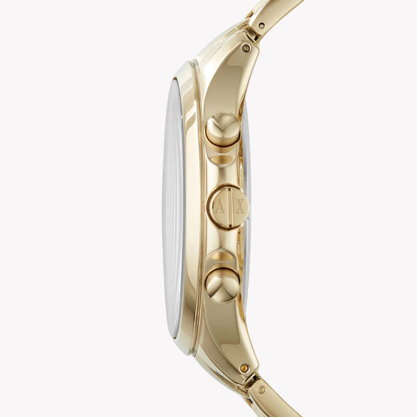 Armani Exchange Men's Gold Watch, Black Dial | Ax2137 by i-watch