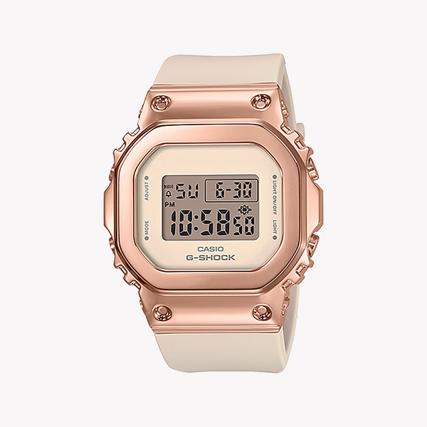 G-Shock Gm-S5600pg-4dr Rose Gold - Elegantly Strong Women's Timepiece by i-watch