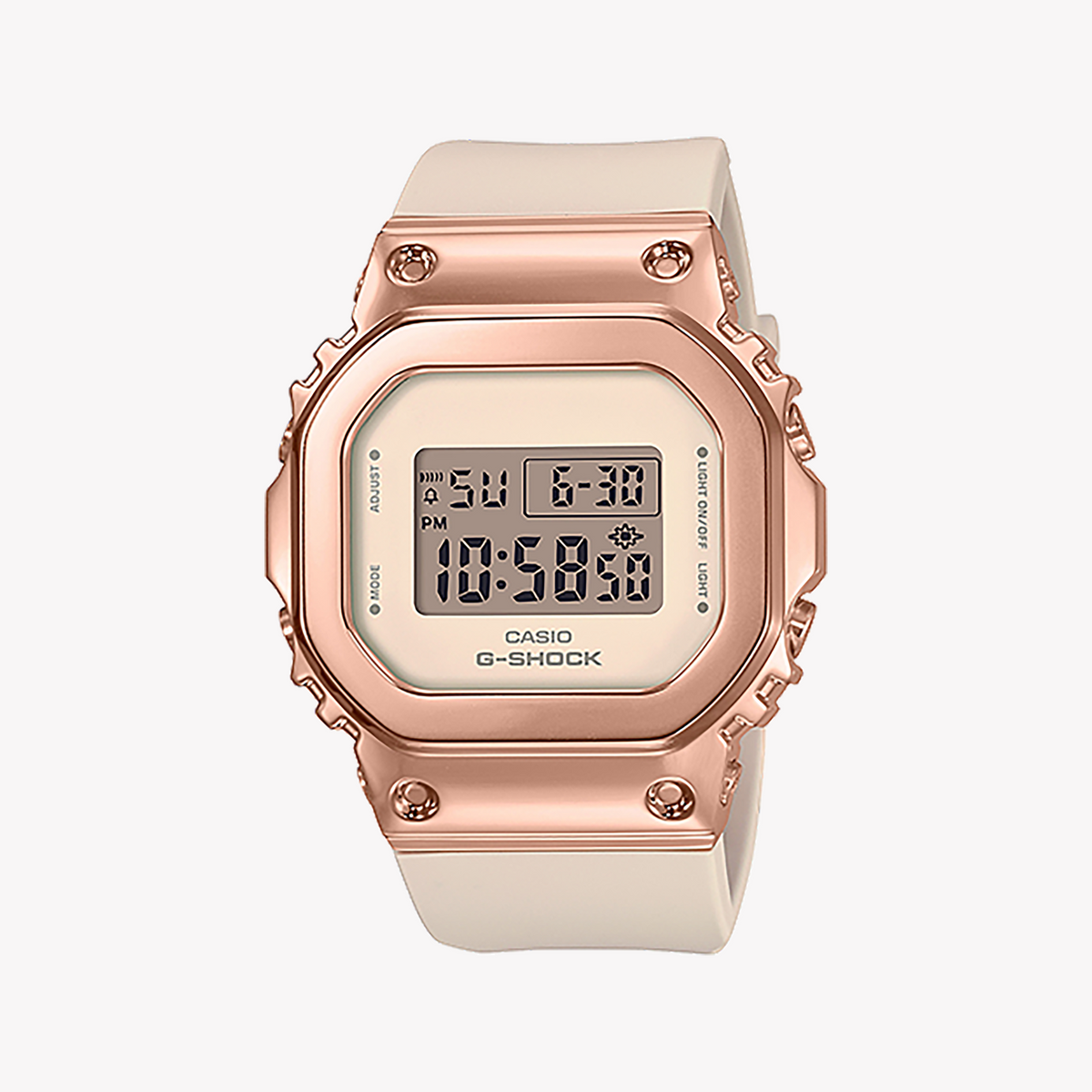 G-SHOCK GM-S5600PG-4DR ROSE GOLD - ELEGANTLY STRONG WOMEN'S TIMEPIECE