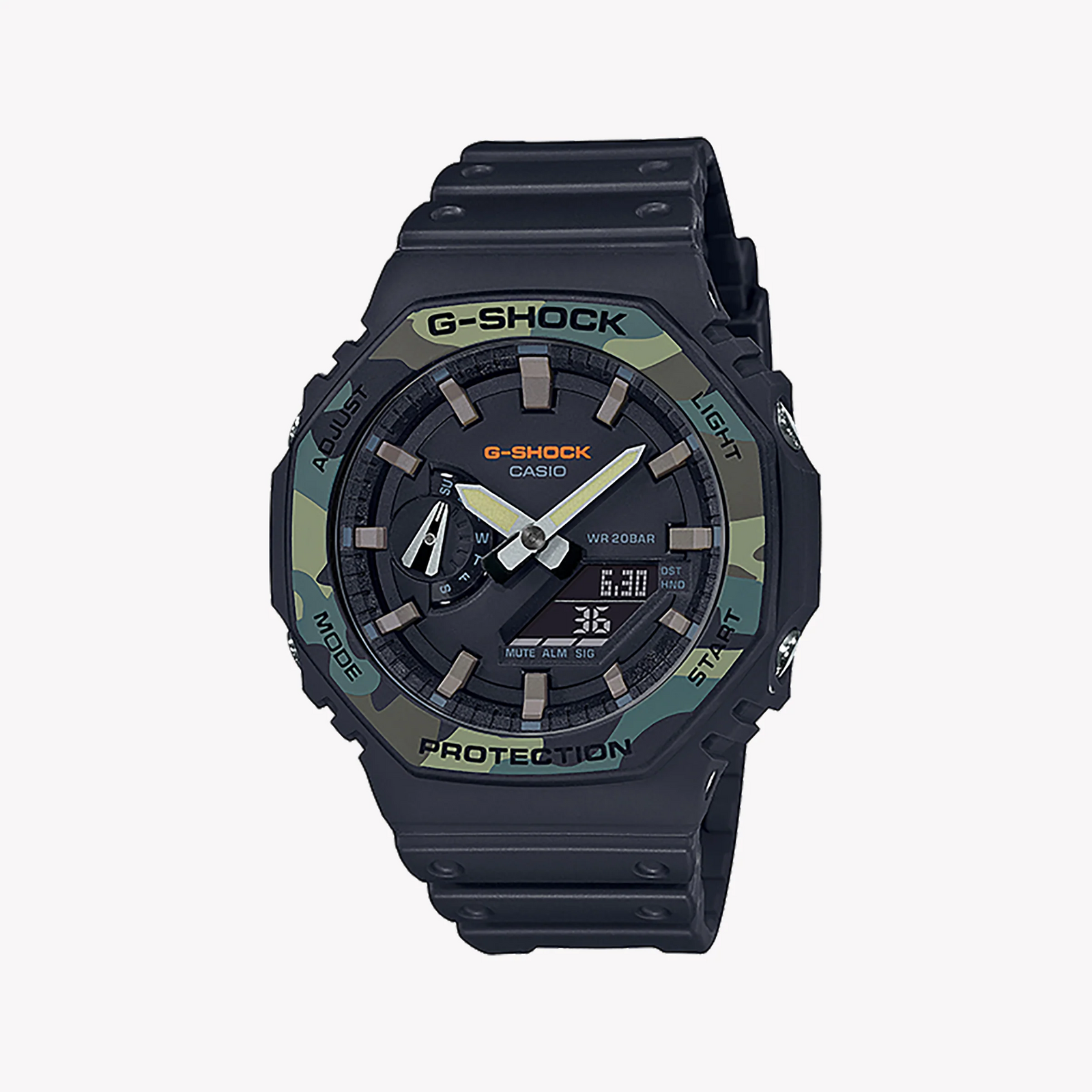 G-Shock Men's Black Resin Watch, Carbon Core | Ga-2100su-1adr by i-watch