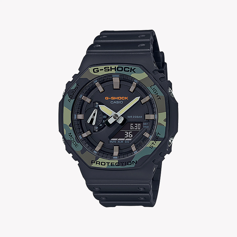 G-Shock Men's Black Resin Watch, Carbon Core | Ga-2100su-1adr by i-watch