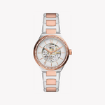 FOSSIL BQ3780 ELEGANT TIMEPIECE - SOPHISTICATED ROSE GOLD & SILVER WOMEN'S WATCH