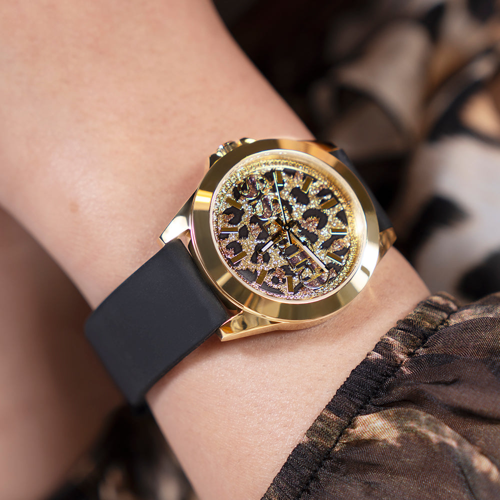 GUESS GW0749L2 BOLD FASHIONISTA - STRIKING GOLD ANIMAL PRINT WOMEN'S WATCH-i-Watch-5