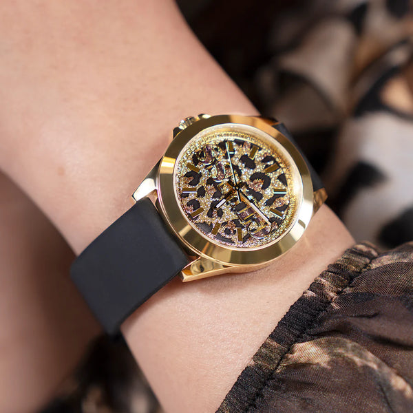 Guess Women's Gold Watch, Animal Print Dial | Gw0749l2 by i-watch