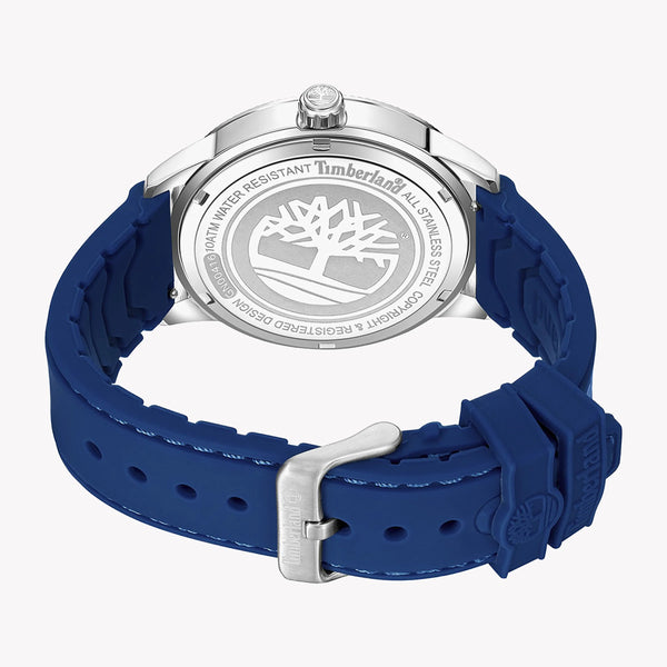 Timberland Men's Silver Stainless Steel Watch, Blue Dial | Tdwgn0041601 by i-watch