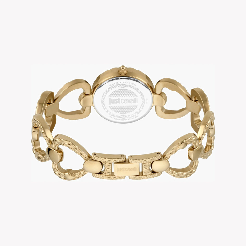 JUST CAVALLI Women's Watch with Gold Stainless Steel Case and Gold Stainless Steel Band-i-Watch-3