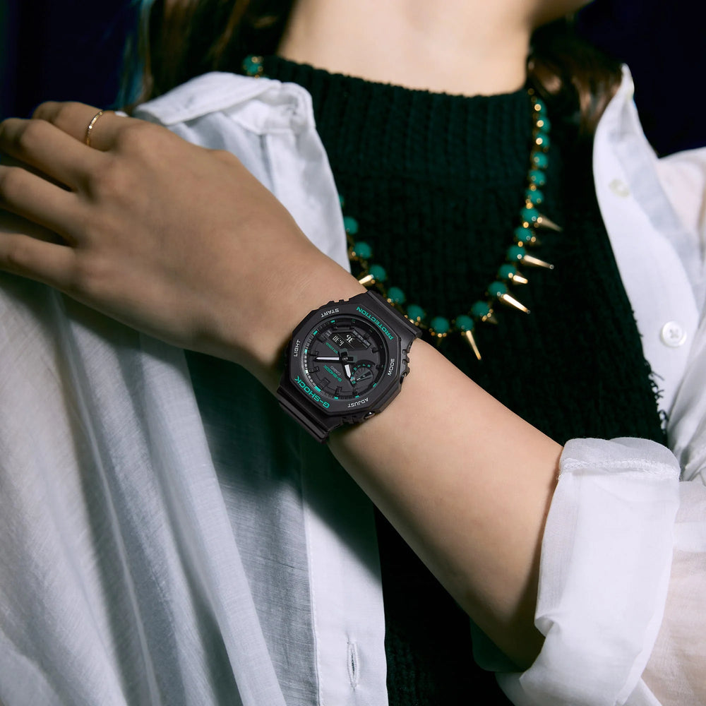 Casio G-Shock Gma-S2100ga-1adr - Elevate Your Style With Rugged Elegance Women's Watch In Black Resin by i-watch