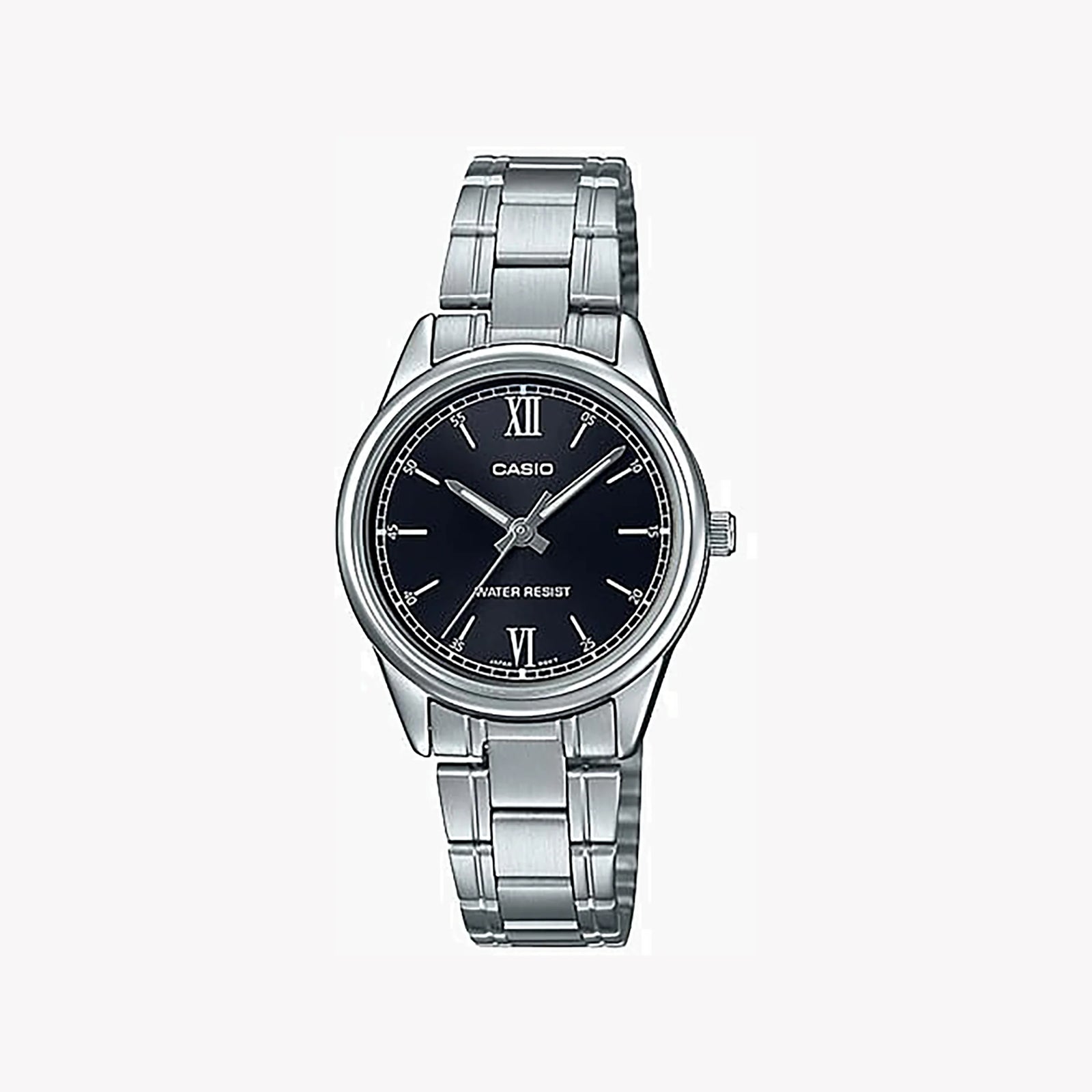 Casio Women's Stainless Steel Watch, Black Dial | Ltp-V005d-1b2 by i-watch