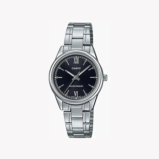 Montre Casio LTP-V005D-1B2 analogique argentée pour femme