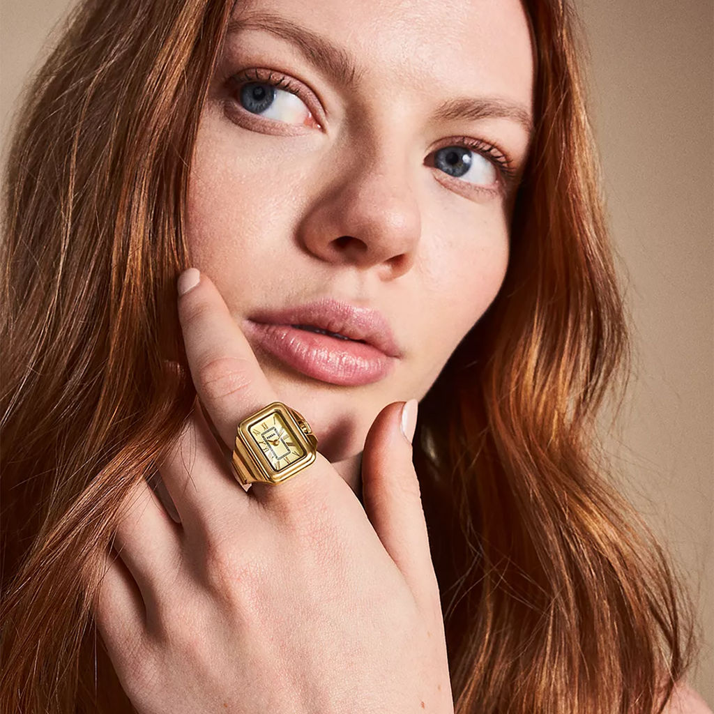 FOSSIL ES5343 MODERN ELEGANCE - WOMEN'S GOLD STAINLESS STEEL WATCH with Sleek Design & Precise Quartz Movement-i-Watch-2